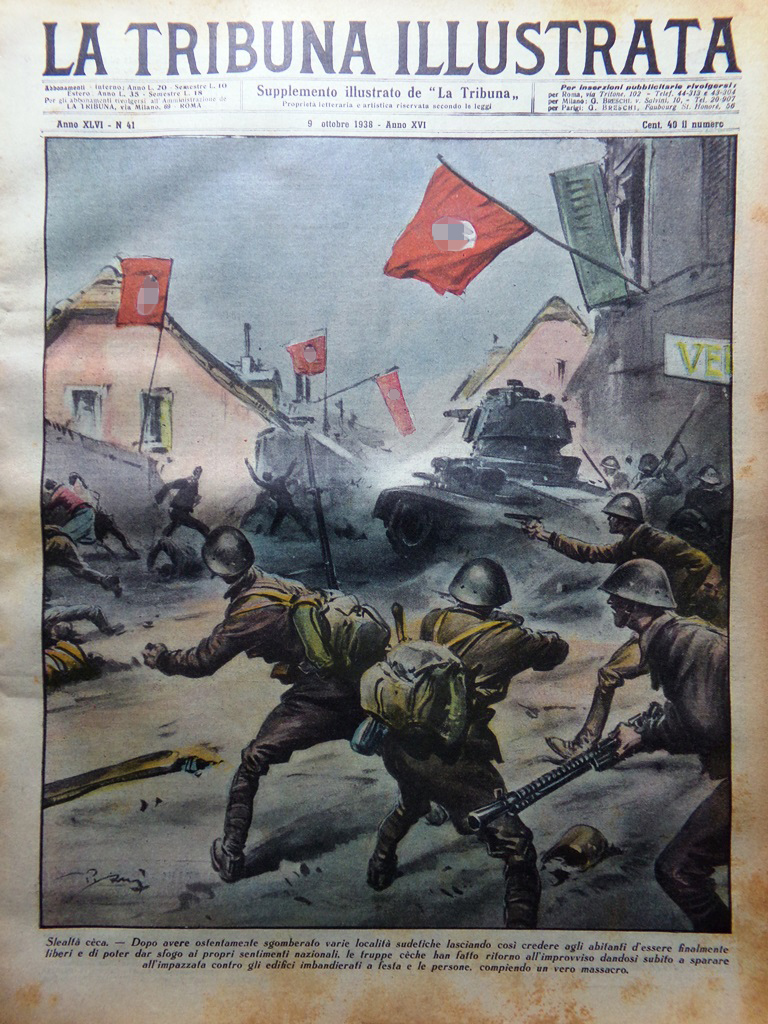 La Tribuna Illustrata 9 Ottobre 1938 Italia Duce Tito Schipa …
