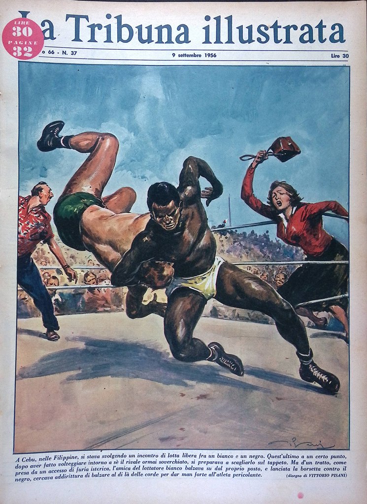 La Tribuna Illustrata 9 Settembre 1956 Bosch Irpinia Petrolio Coppi …