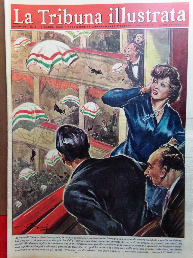 La Tribuna Italia Illustrata 1 Marzo 1959 Marilyn Film sul …