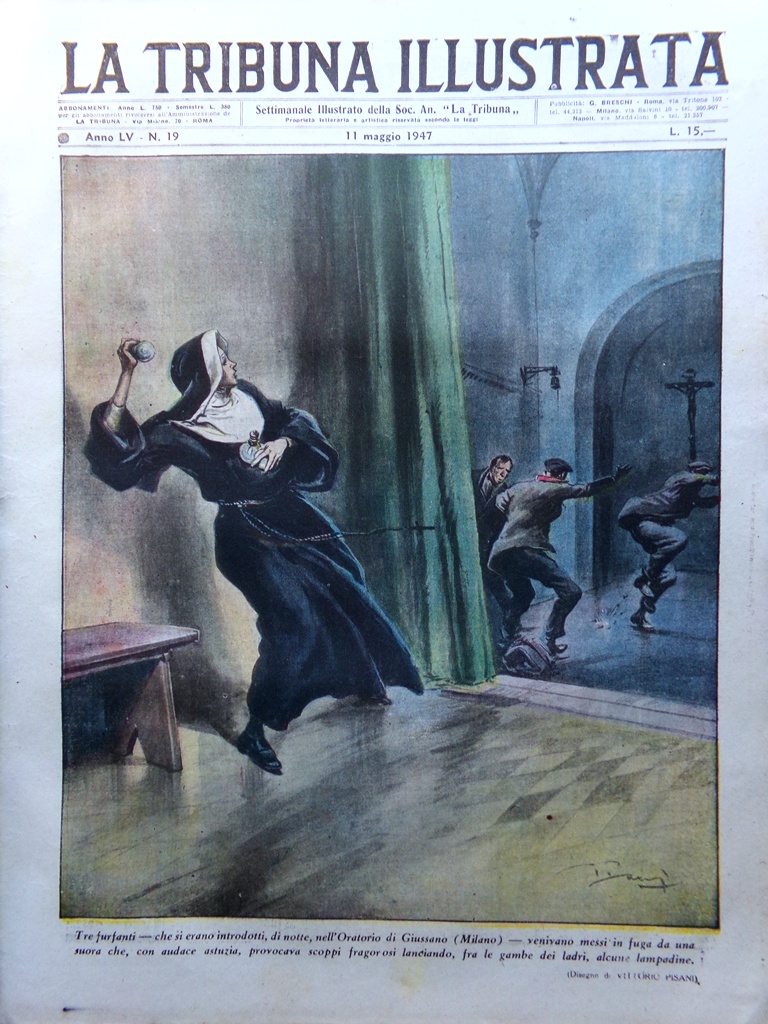 La Tribuna Italia Illustrata 11 Maggio 1947 Donne Arabe Velo …