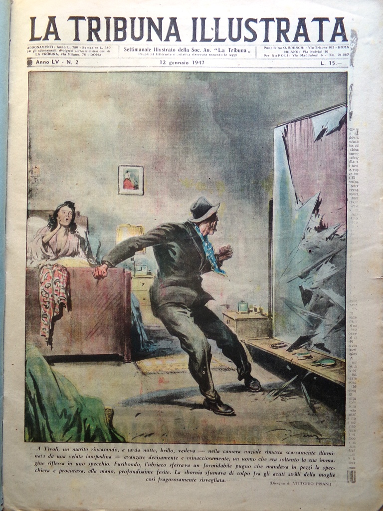 La Tribuna Italia Illustrata 12 Gennaio 1947 Giappone Viaggi Luna …