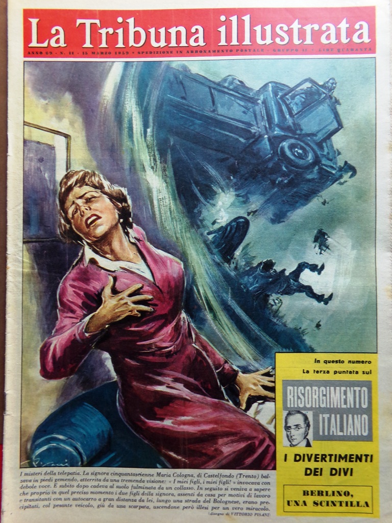 La Tribuna Italia Illustrata 15 Marzo 1959 Akihito Bardot Dante …