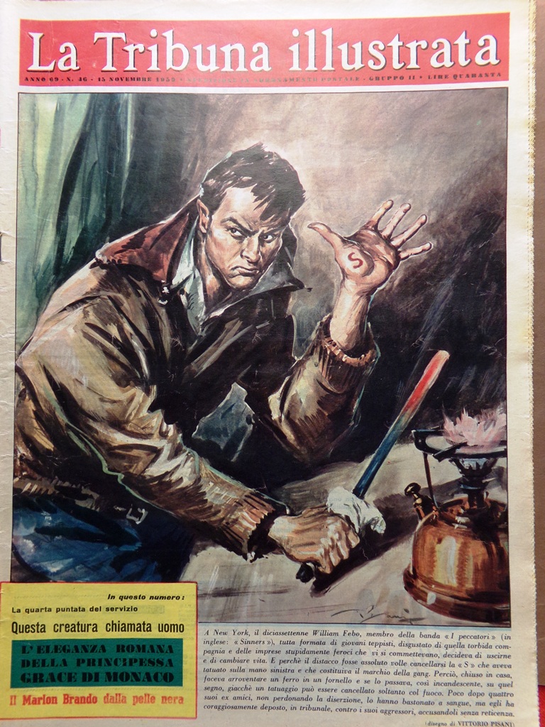 La Tribuna Italia Illustrata 15 Novembre 1959 Clan Sinatra Grace …