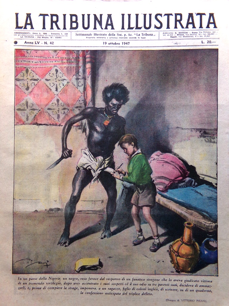 La Tribuna Italia Illustrata 19 Ottobre 1947 Diga Santa Giustina …