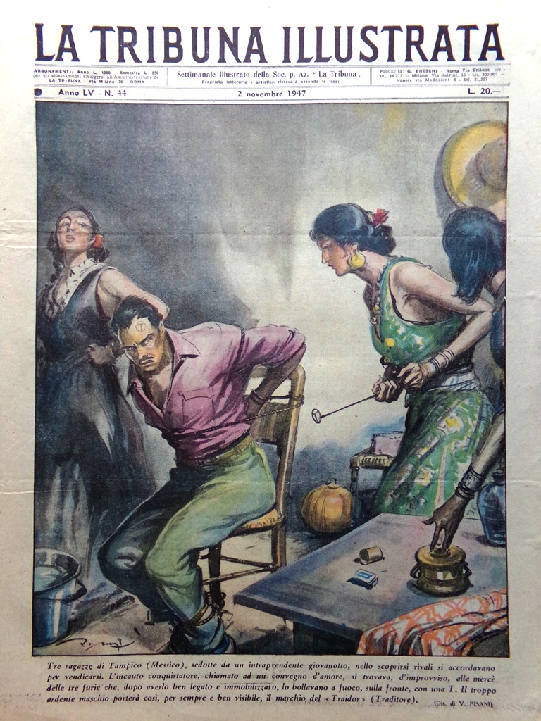 La Tribuna Italia Illustrata 2 Novembre 1947 Corride Giappone Russell …