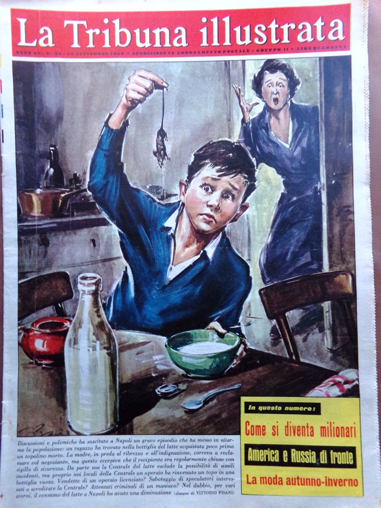 La Tribuna Italia Illustrata 20 Settembre 1959 America Russia Martel …