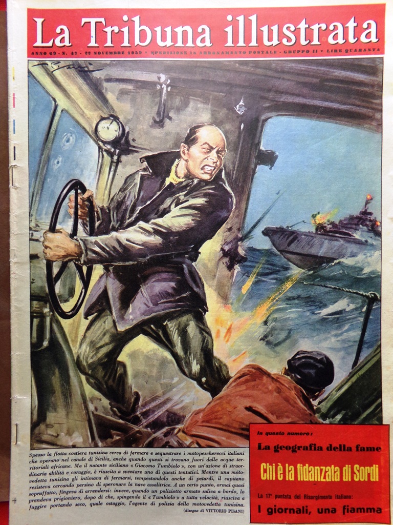 La Tribuna Italia Illustrata 22 Novembre 1959 Fame Mondo Sordi …