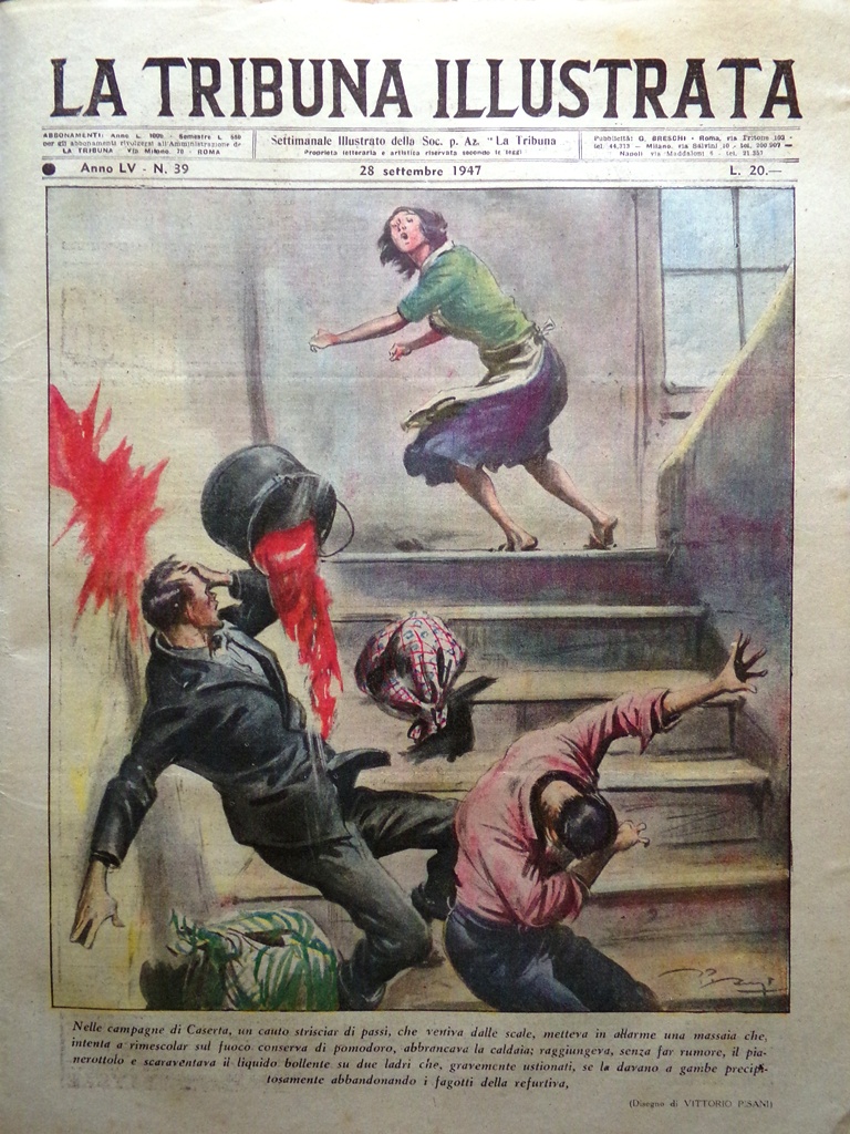 La Tribuna Italia Illustrata 28 Settembre 1947 Sepolcro Esodi in …