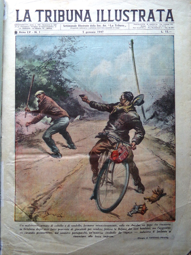 La Tribuna Italia Illustrata 5 Gennaio 1947 Resti Cortez Cincillà …