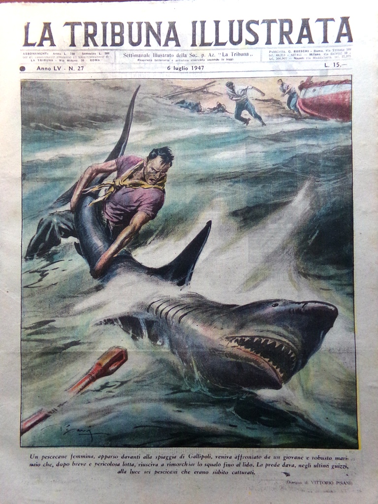 La Tribuna Italia Illustrata 6 Luglio 1947 Evita Peron Scandali …