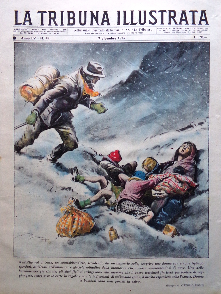 La Tribuna Italia Illustrata 7 Dicembre 1947 Processo Graziosi Nazionale …