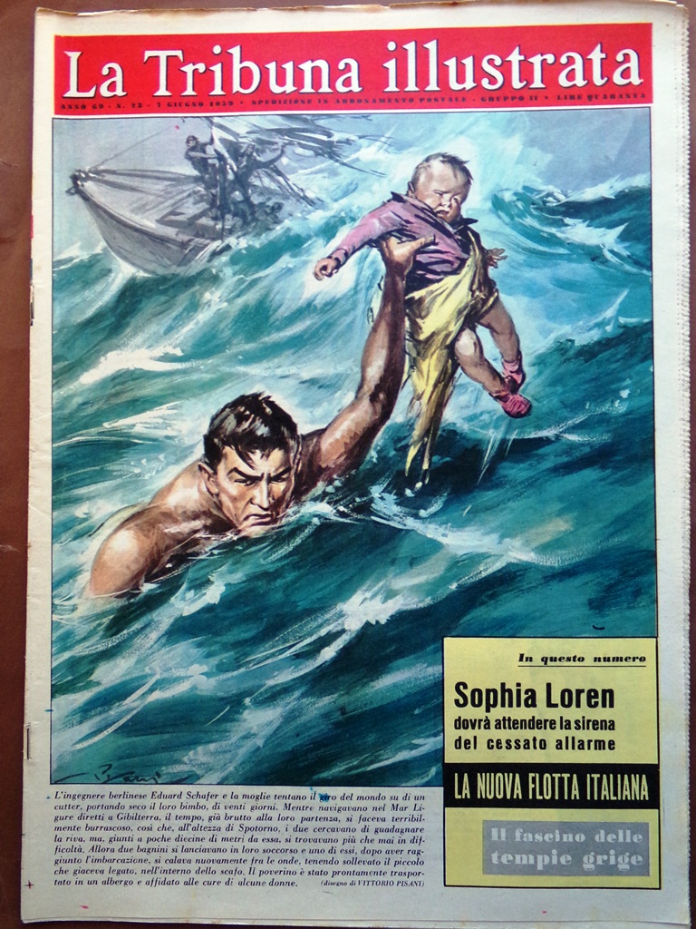 La Tribuna Italia Illustrata 7 Giugno 1959 Hemingway Marilyn Loren …