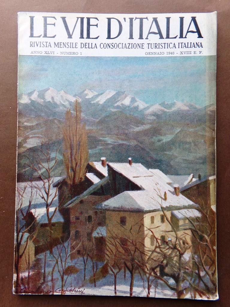 Le Vie d'Italia Gennaio 1940 Villa Madama Edilizia Sicilia Albania …