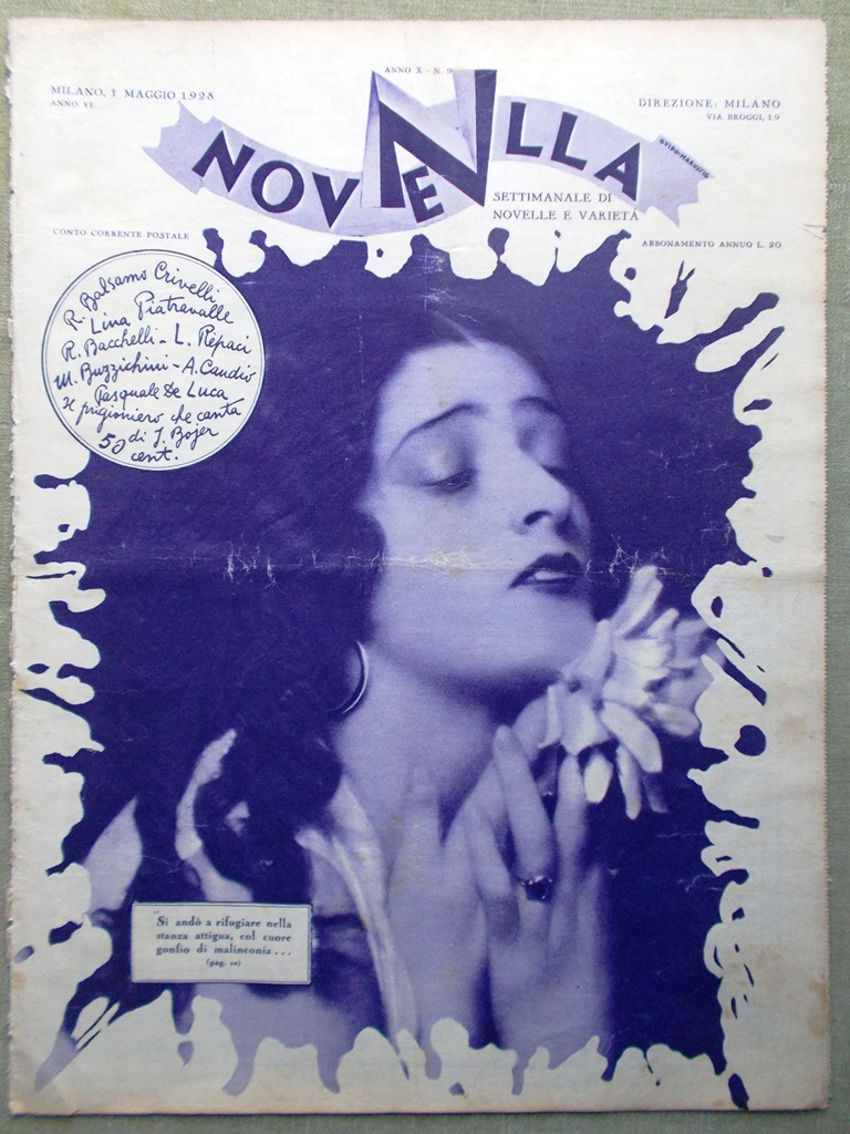 Novenella del 1 Maggio 1928 Molena De Luca Repaci Candio …