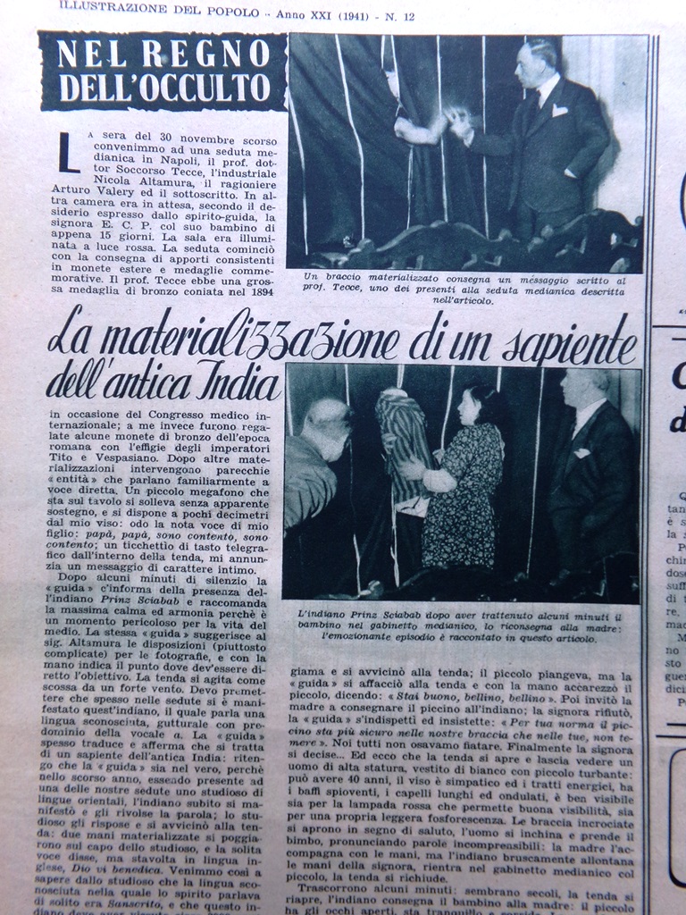 Pagina del 1943 Maja di Goya Cartolina Livorno Occulto Sapiente …