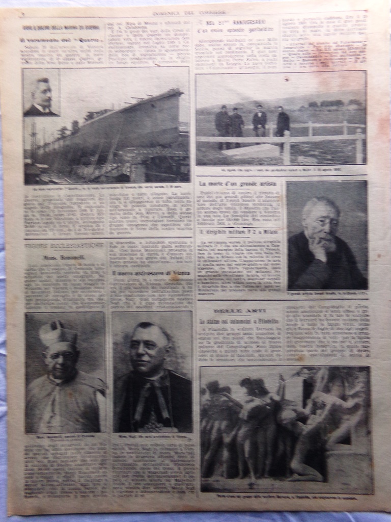 Pagine del 1911 Varo Conte Cavour Spezia Jozef Israëls Salimbeni …