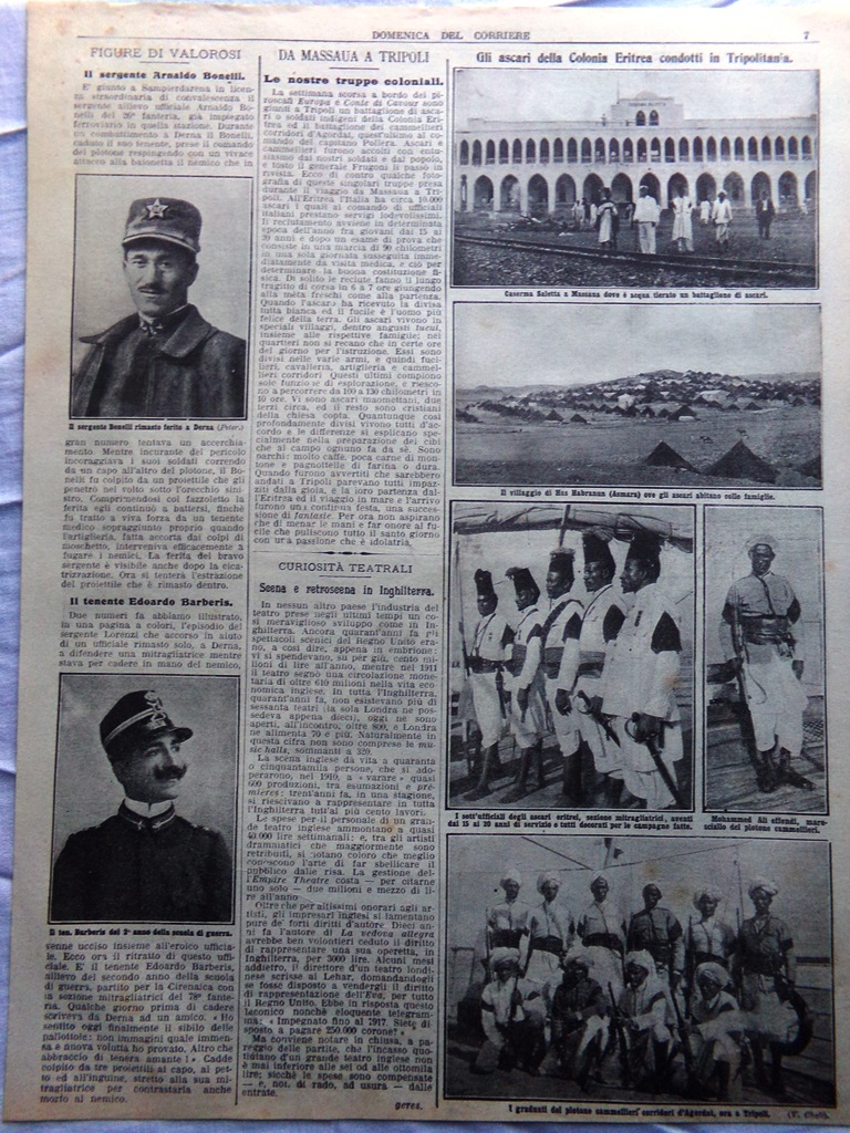 Pagine del 1912 Bonelli Barberis Ascari in Tripolitania Casa di …