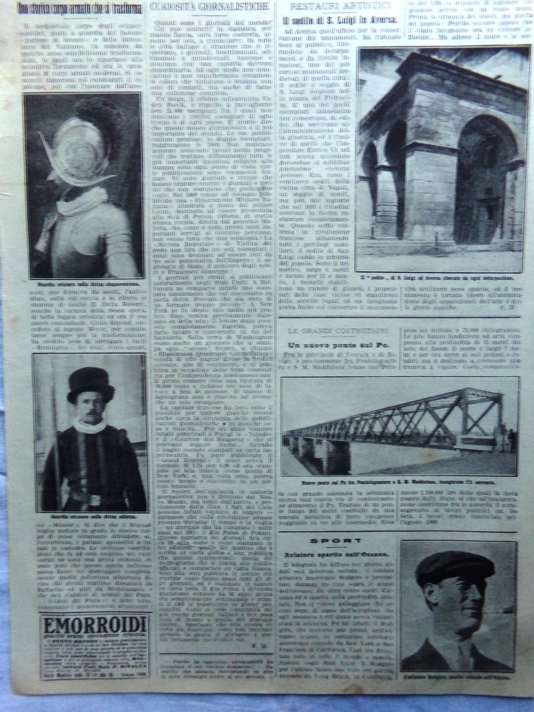 Pagine del 1912 Calbraith Perry Rodgers Guardie Svizzere Sedile San …