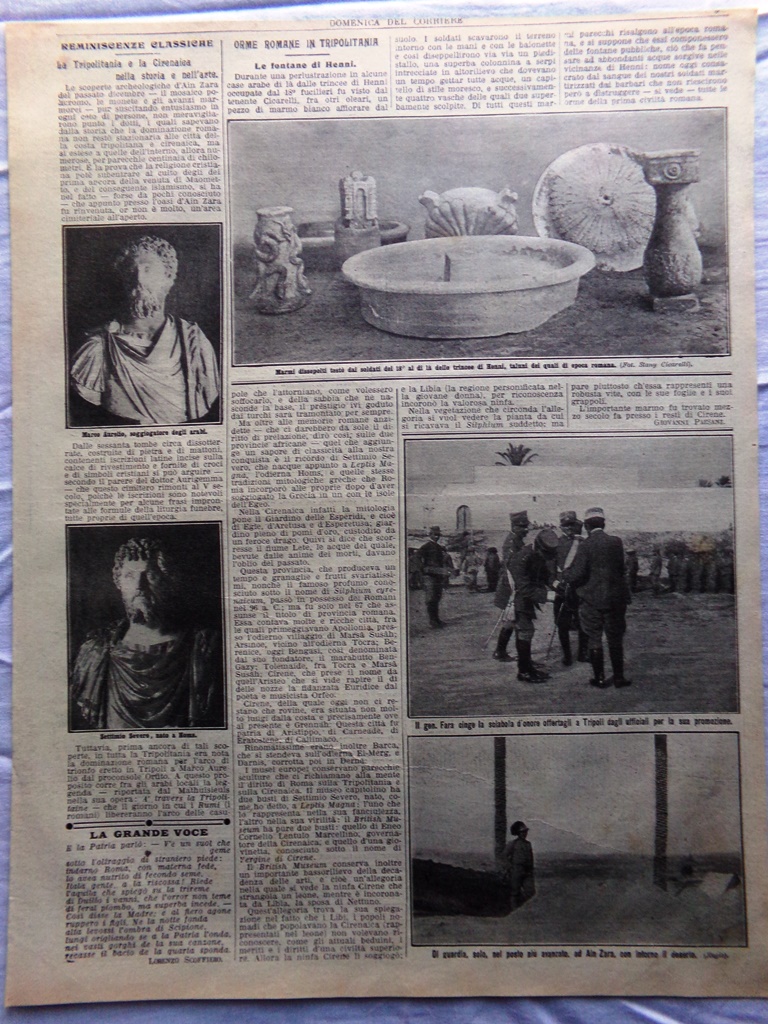 Pagine del 1912 Fontane di Henni Sommergibile Argo Frate Leone …