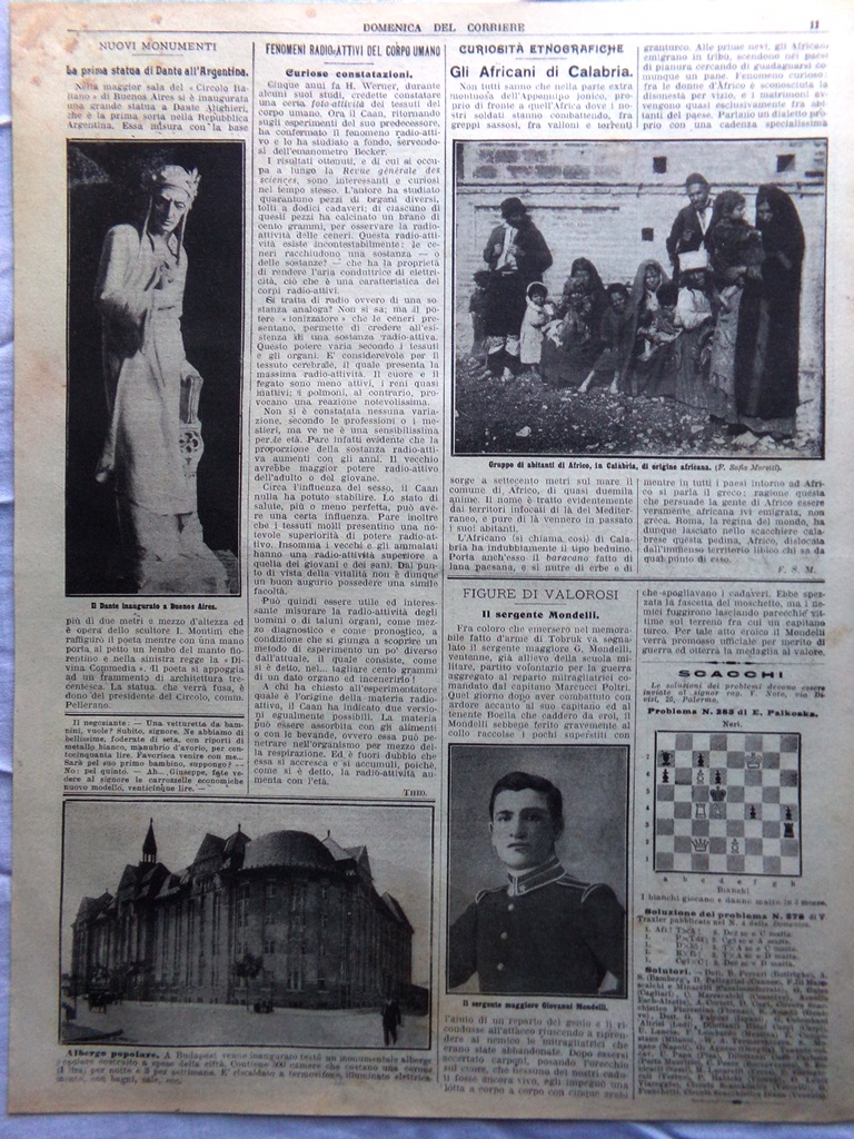 Pagine del 1912 Giovanni Mondelli Africani in Calabria Albergo a …