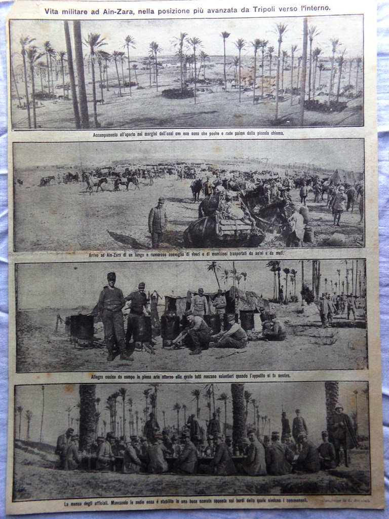 Pagine del 1912 Morte Randegger Guelfi Vita Militare Ain Zara …