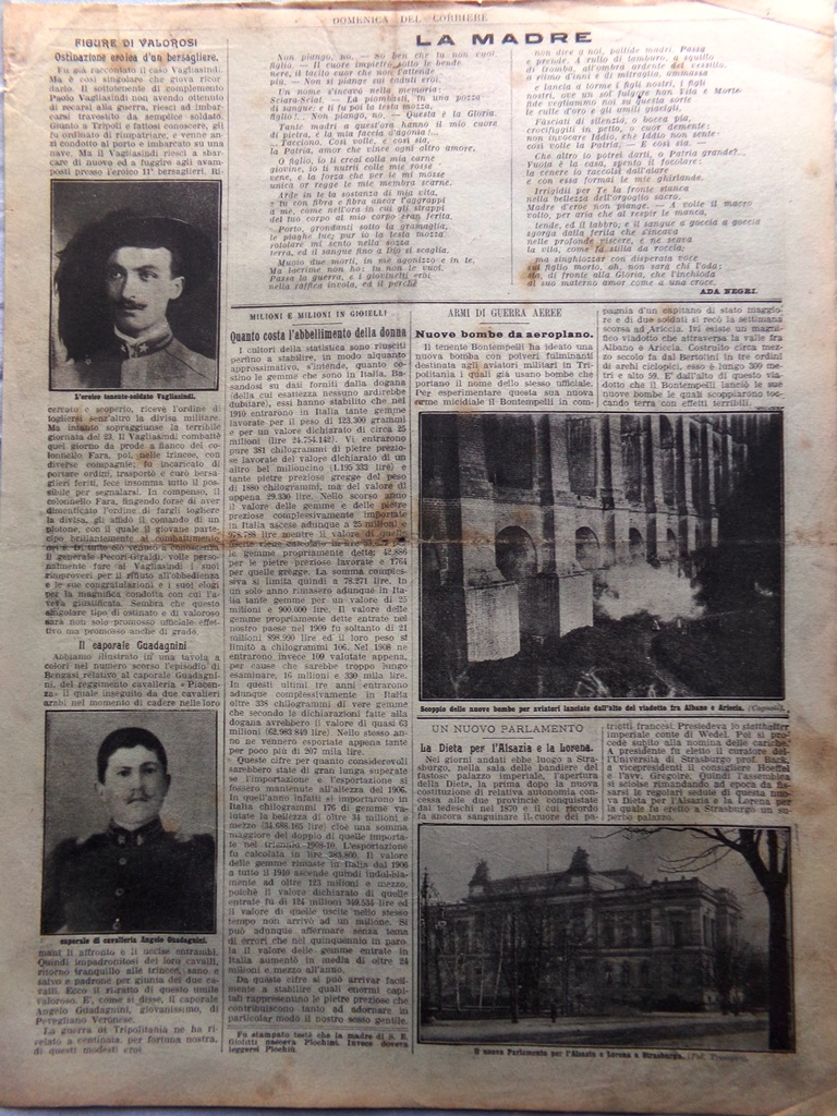 Pagine del 1912 Vagliasindi Guadagnini Marconi Repubblica Cina Sun Yat-sen …