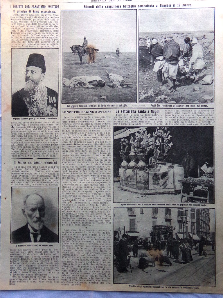 Pagine del 1912 Vicovaro Principe Samo Settimana Santa Napoli Giuffredi …