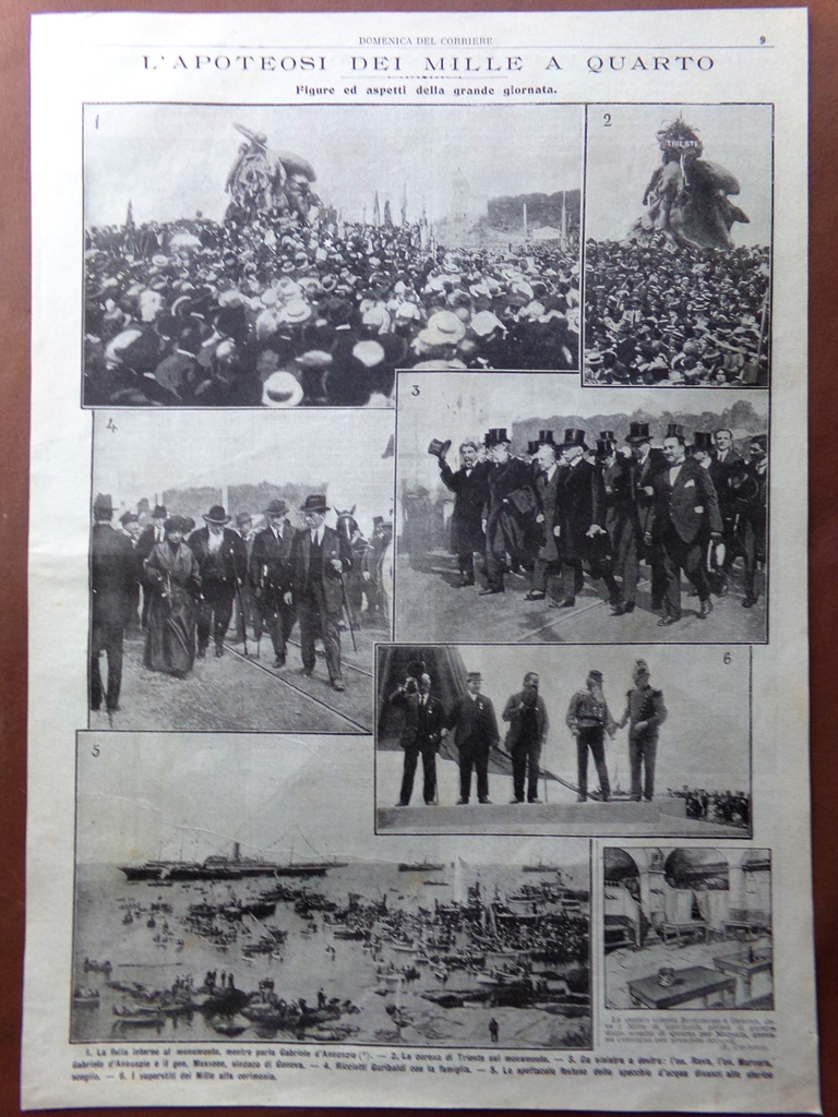 Pagine del 1915 WW1 Apoteosi Mille Quarto Donne al posto …