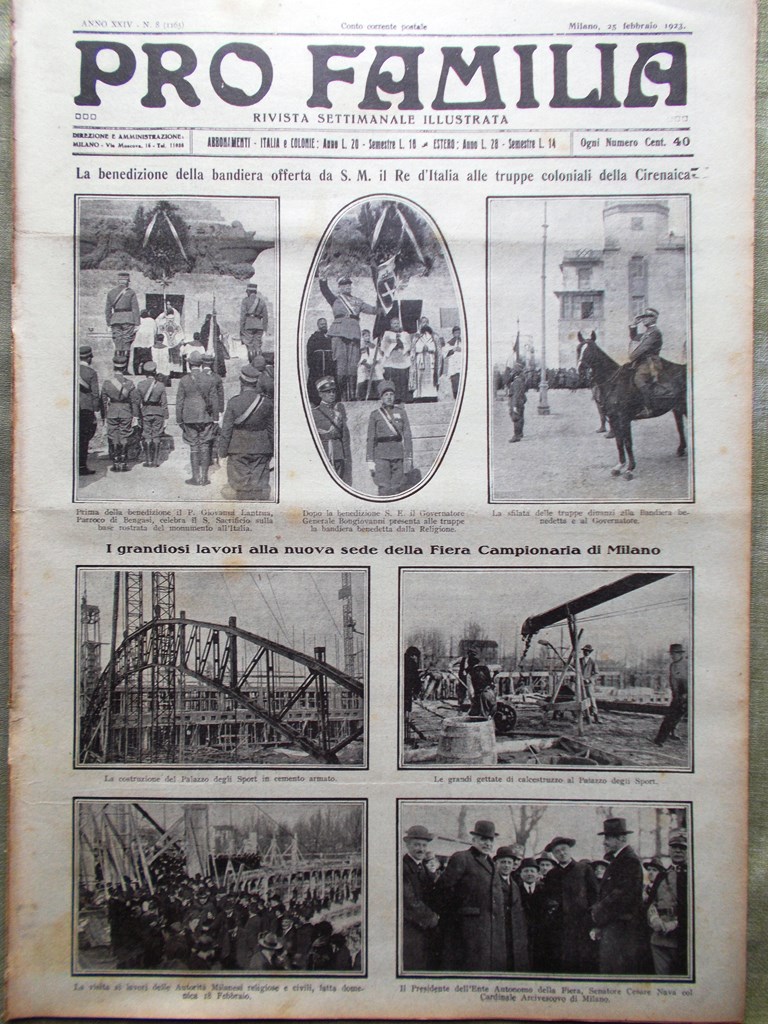 Pro Familia del 25 Febbraio 1923 Ku Klux Klan Pio …