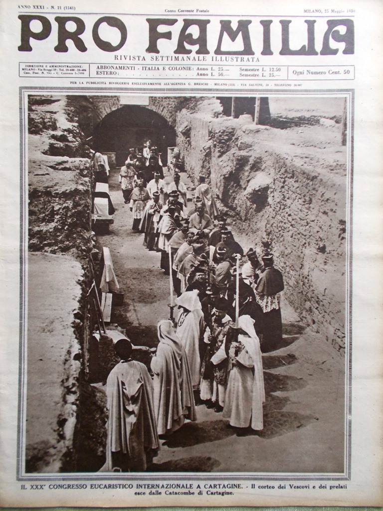 Pro Familia del 25 Maggio 1930 Gandhi India Congresso a …