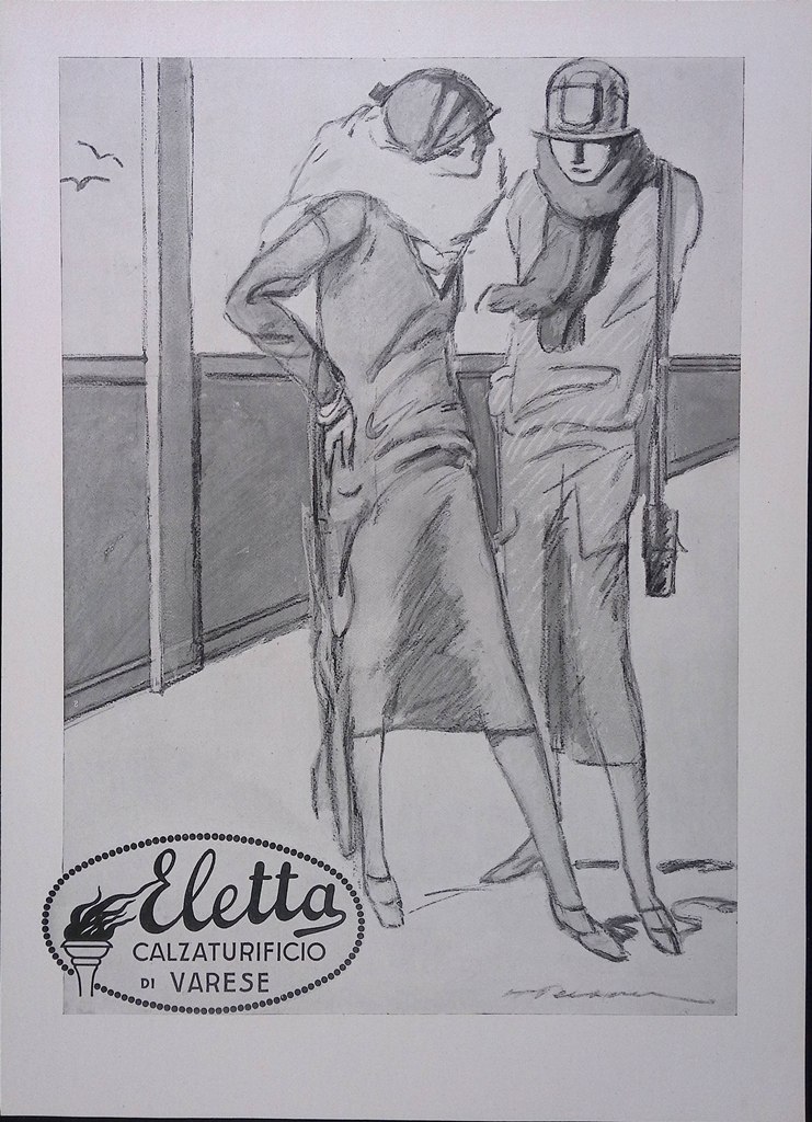 Pubblicità del 1926 Eletta Calzaturificio di Varese