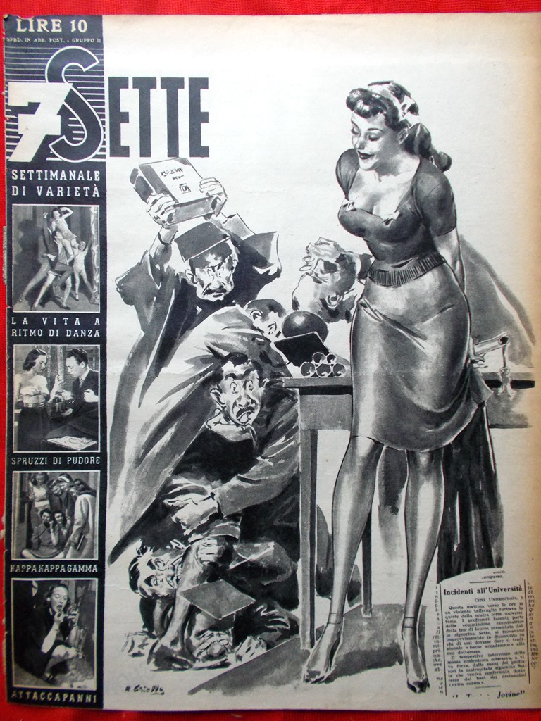 Rivista 7 Sette del 19 Gennaio 1947 Bel Ami Capone …