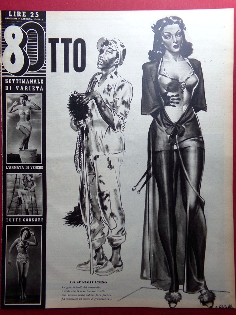 Rivista 8 Otto del 11 Dicembre 1947 Barbara Hale Greer …