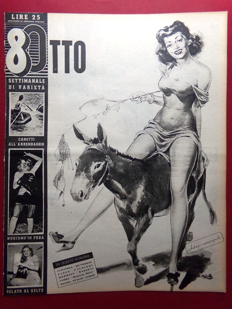 Rivista 8 Otto del 11 Settembre 1947 Cinema Mary Pickford …
