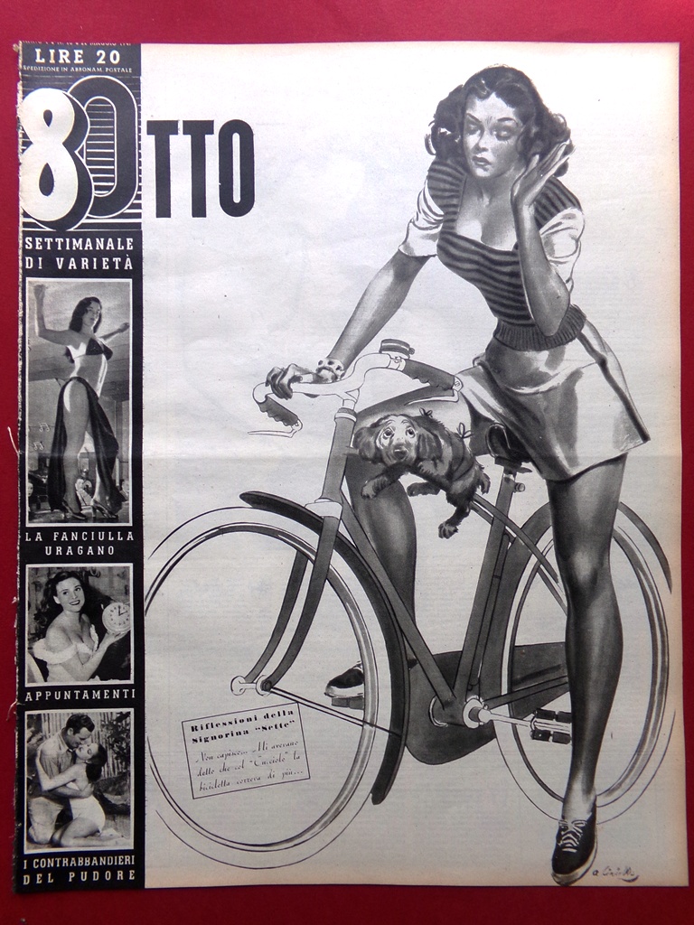 Rivista 8 Otto del 22 Maggio 1947 Mistinguett Macario Taranto …
