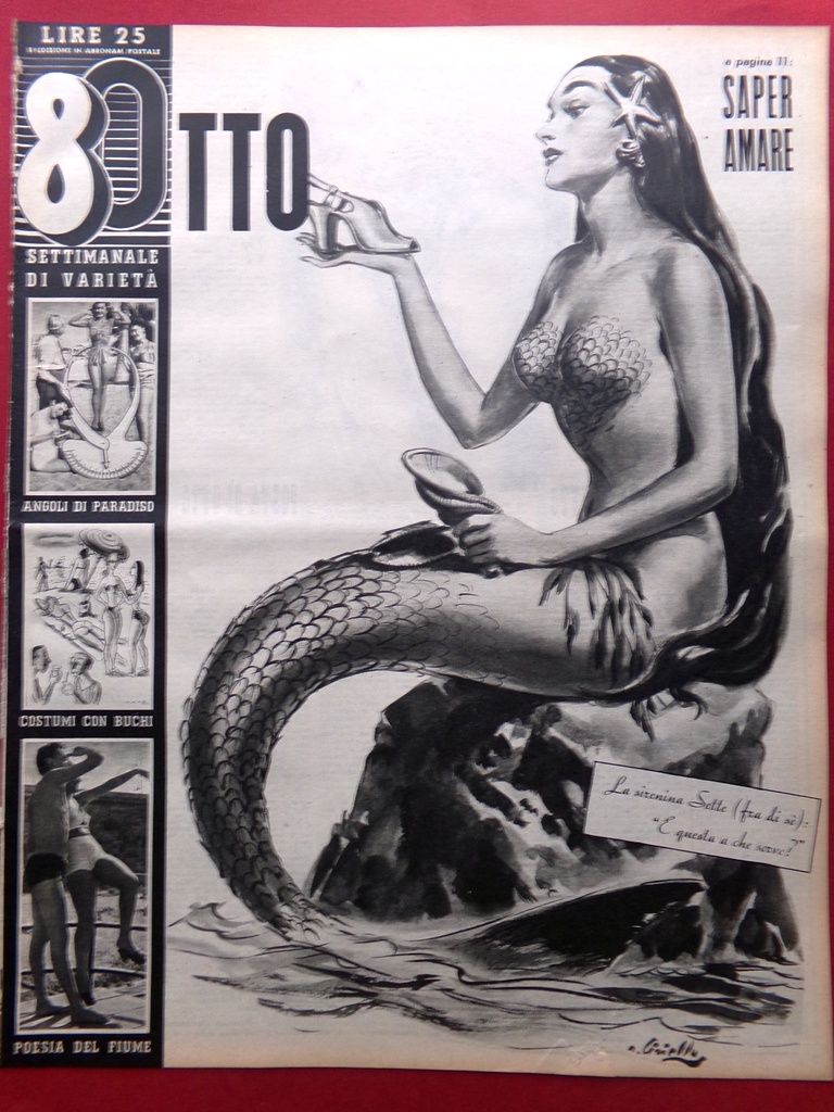 Rivista 8 Otto del 24 Luglio 1947 Miami Circo Barnum …