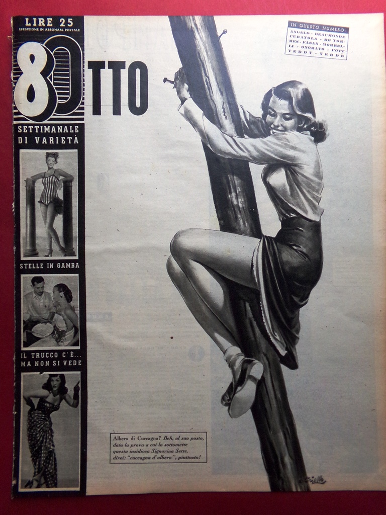 Rivista 8 Otto del 25 Dicembre 1947 Janis Paige Green …