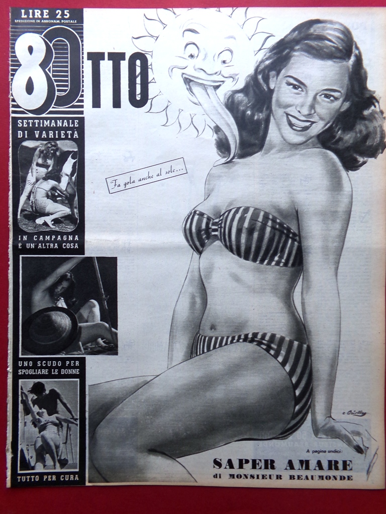 Rivista 8 Otto del 31 Luglio 1947 Surrealismo Varietà Valzer …