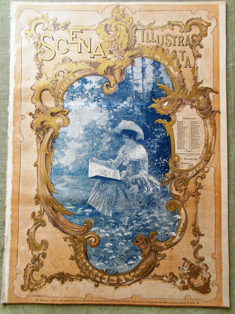 Scena Illustrata 1 Dicembre 1894 Pollazzi Leoni Flora Sigaretta Boutelleau …