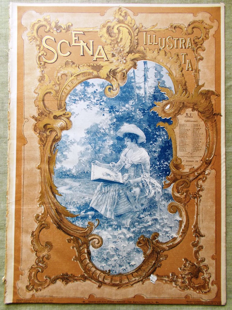 Scena Illustrata 1 Gennaio 1894 Lirica Pattinaggio Balbuzienti Galvanoplastica