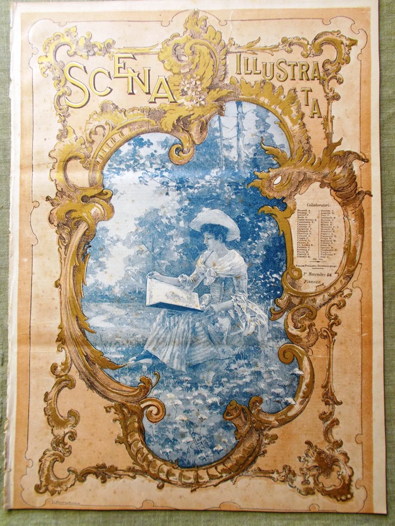 Scena Illustrata 1 Novembre 1894 Morte Anima Miserere Tomba Paisiello …