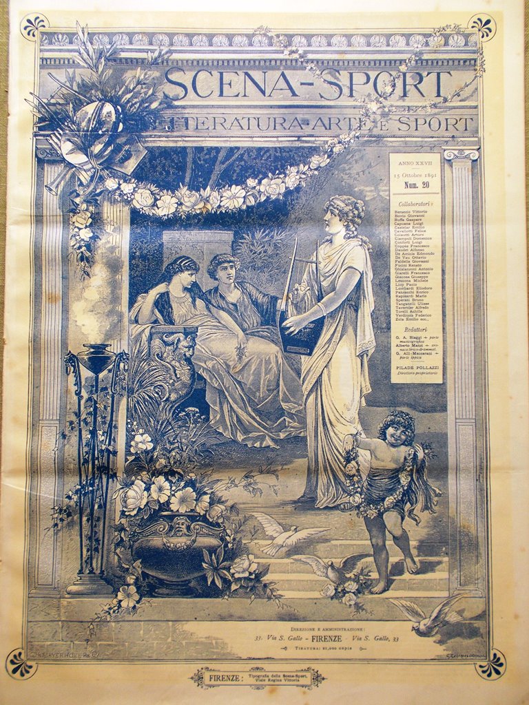 Scena Sport 15 Ottobre 1891 Sigurd Giacomo Meyerbeer Porto Baratti …