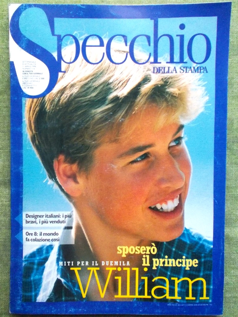 Specchio 11 Aprile 1998 Elton John Magistretti William Design Masserie …