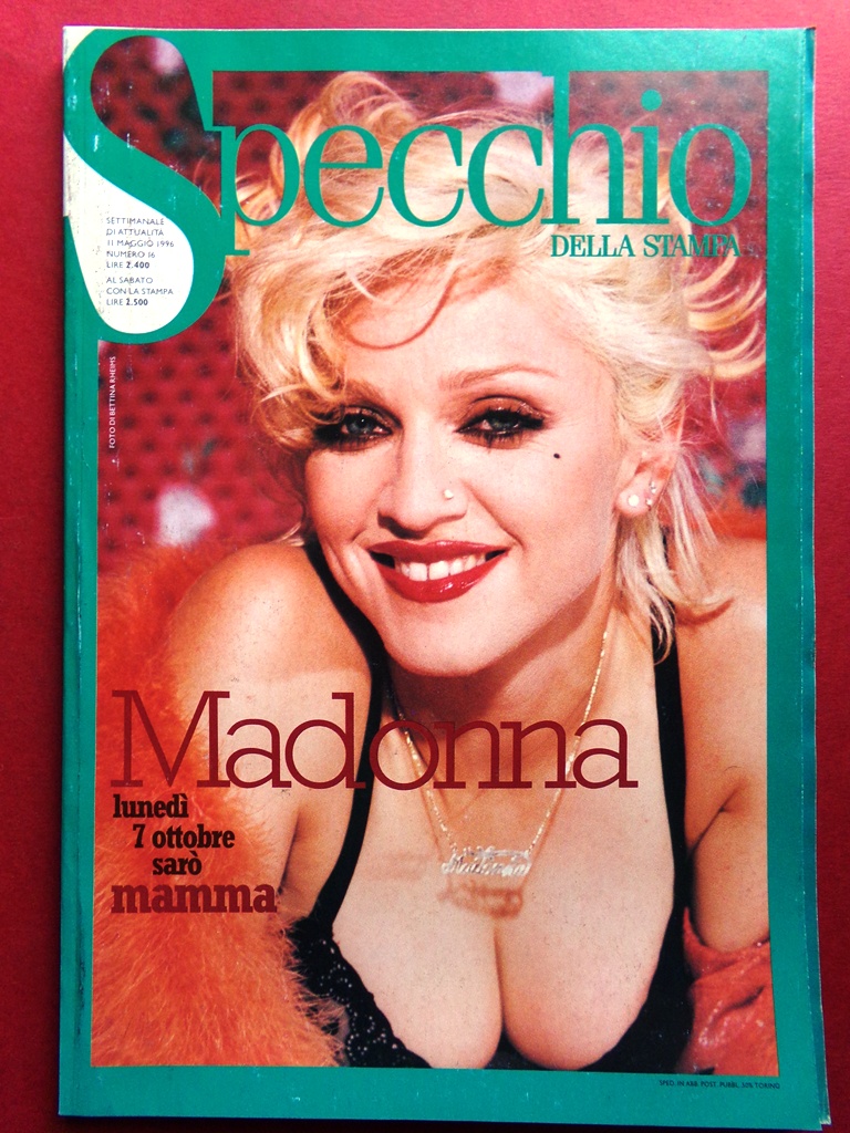 Specchio 11 Maggio 1996 Argentina Evita Peron Madonna Uomo Donna …