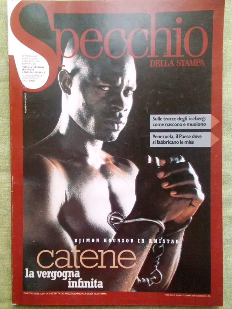Specchio 14 Marzo 1998 Hounsou Amistad Diga Alpe Gera Ovadia …