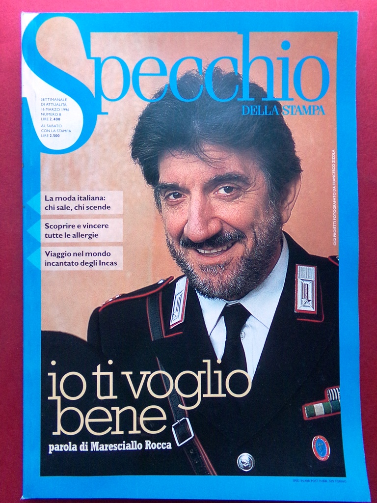 Specchio 16 Marzo 1996 Delfini Proietti Storia Carabinieri Incas Allergie …