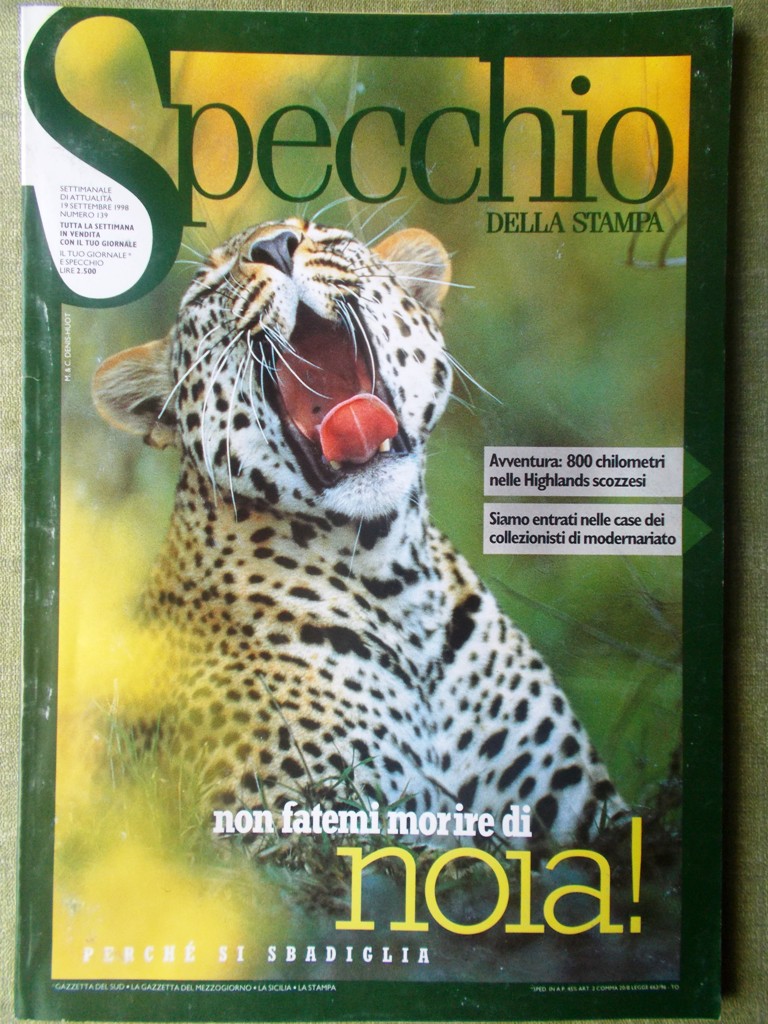 Specchio 19 Settembre 1998 Mel Gibson Arma Letale Orione Poona …