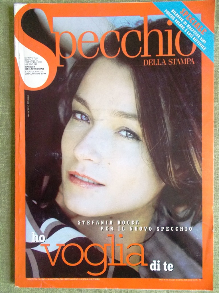 Specchio 2 Settembre 2000 Stefania Rocca Gaucci Sottomarini Uomo Bionico …