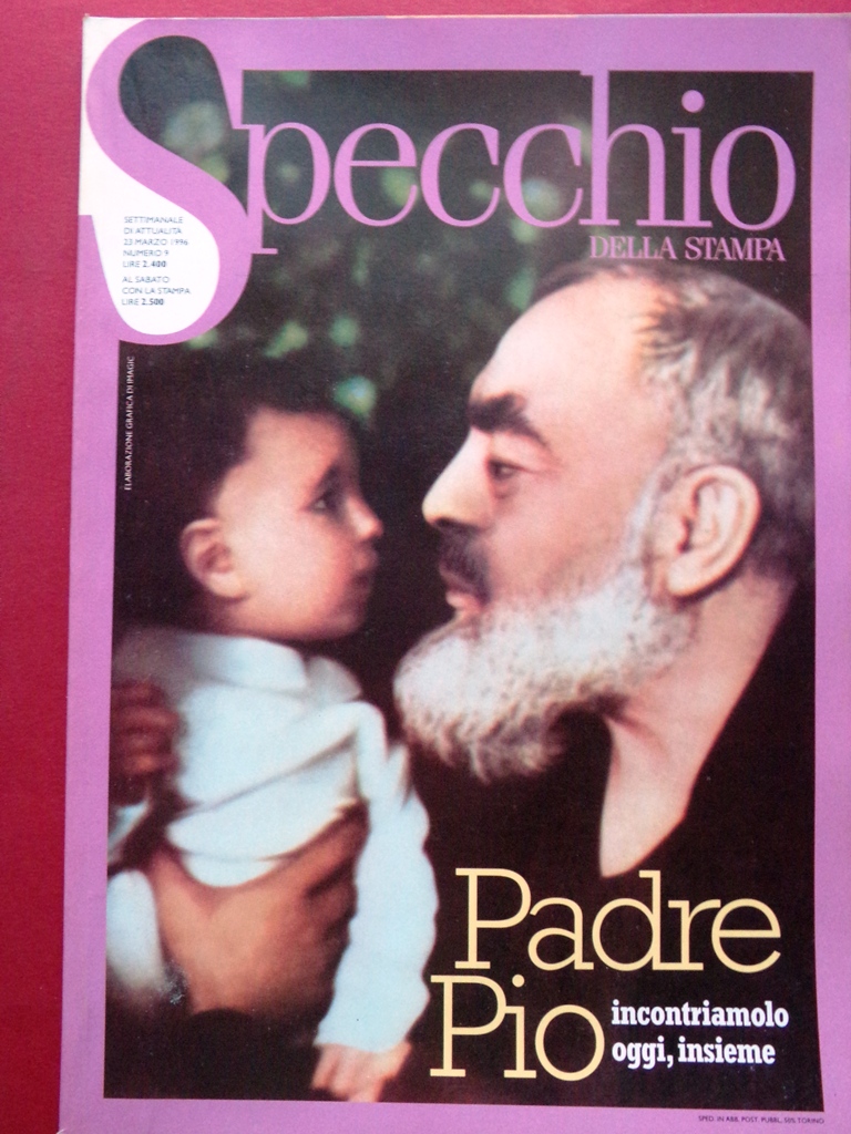 Specchio 23 Marzo 1996 Padre Pio Carlo Lady Diana Botswana …