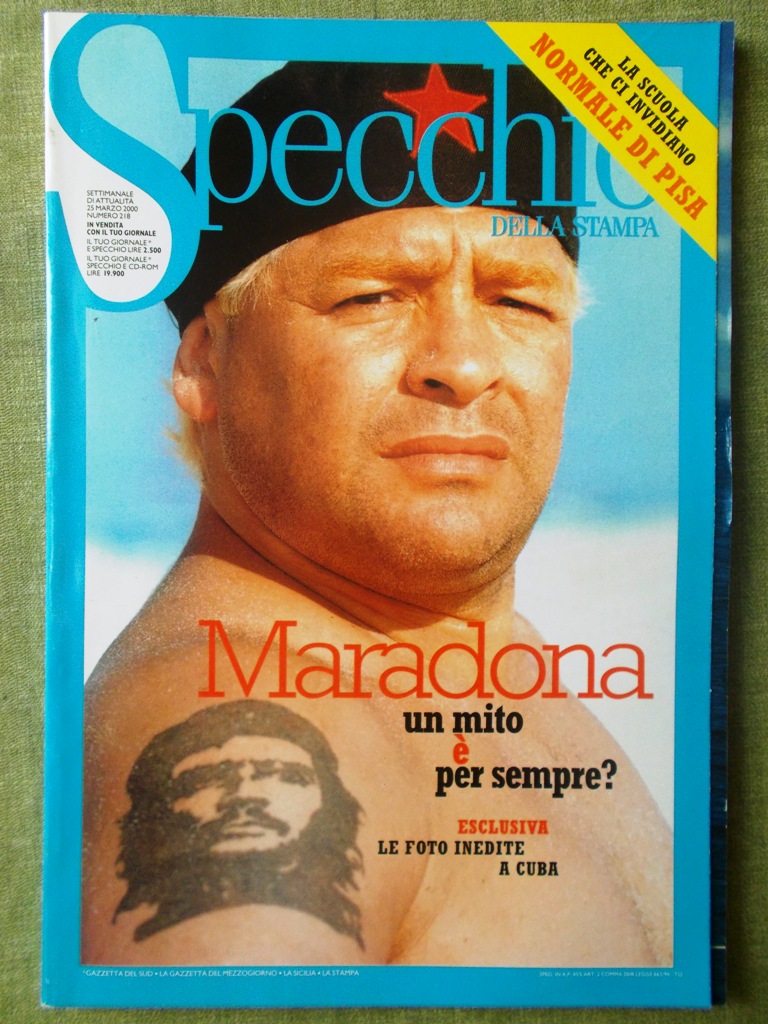Specchio 25 Marzo 2000 Mito di Maradona Cosacchi Tom Ford …